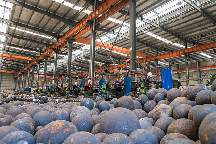 禹州网架配件车间